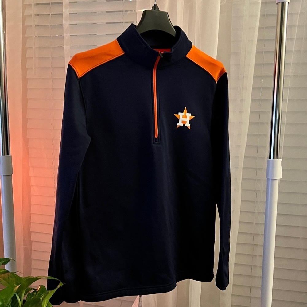 Genuine Merchandise Navy and Orange Pullover
